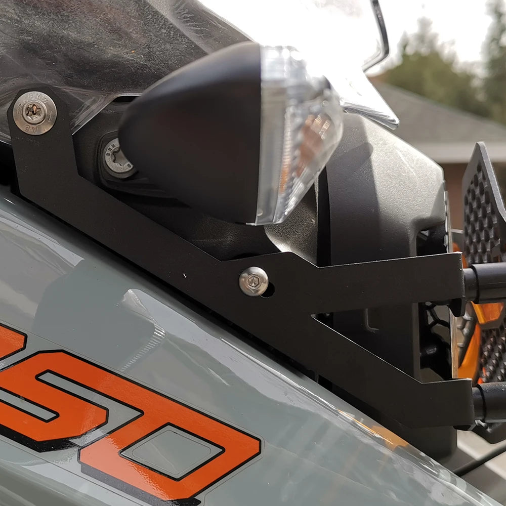 Headlight Protector Guard BMW F850GS/F750GS Adventure 2018-24, Aluminium+Acrylic