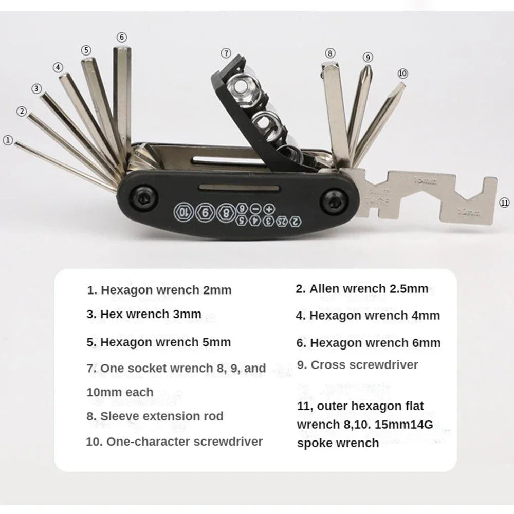 Motorcycle Tool Screwdriver repair Set Adventure Touring No Logo