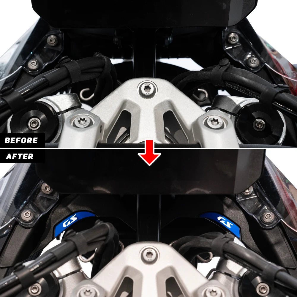 BMW R1300GS Cockpit Panel Cover Wind Deflector 2023–2025 Fork Tunnel Accessory