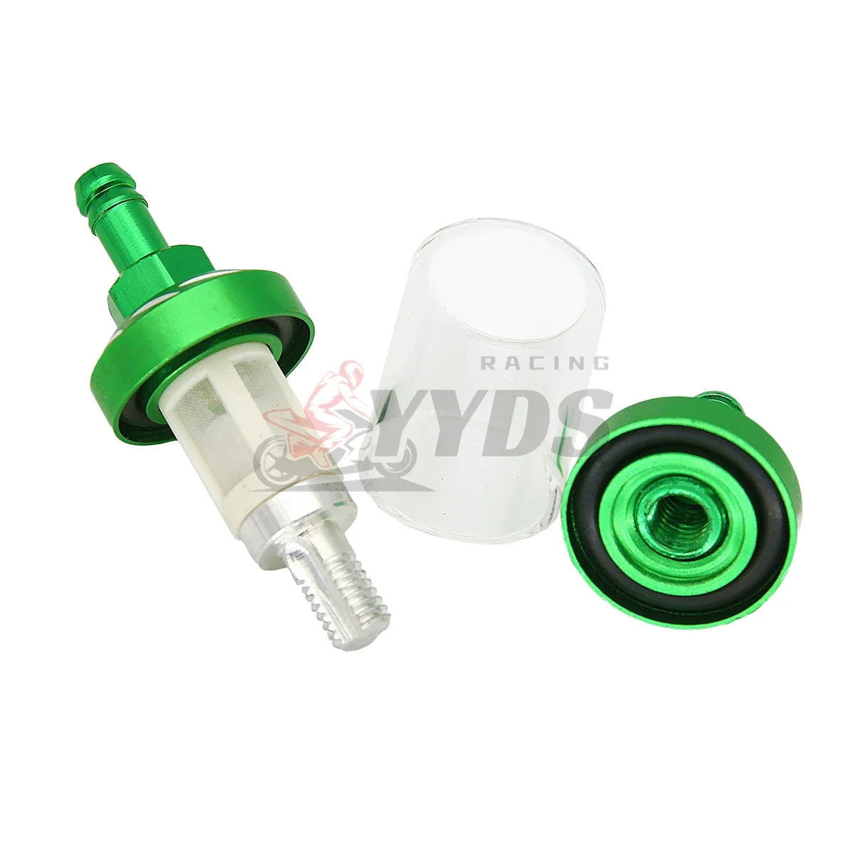 8mm CNC Aluminium Motorcycle Petrol Fuel Filter, moto x Pit Bike Dirt Bike Car