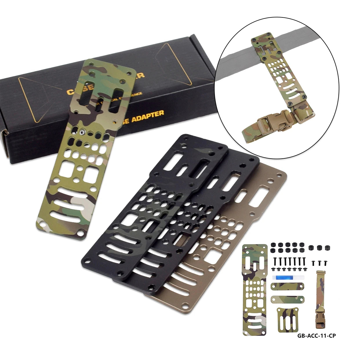 Tactical Modular Holster Airsoft Adapter MHA Leg Strap Kit Adjustable QLS Detach