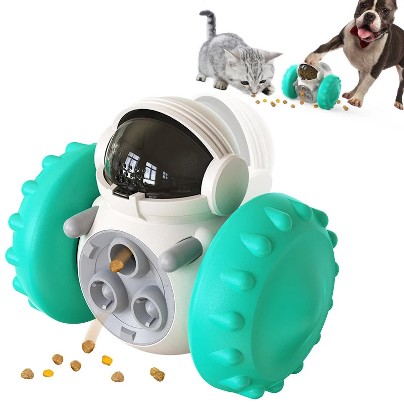 Interactive Dog Food Dispenser Toy - Slow Feeder, IQ Training, Anti-Anxiety