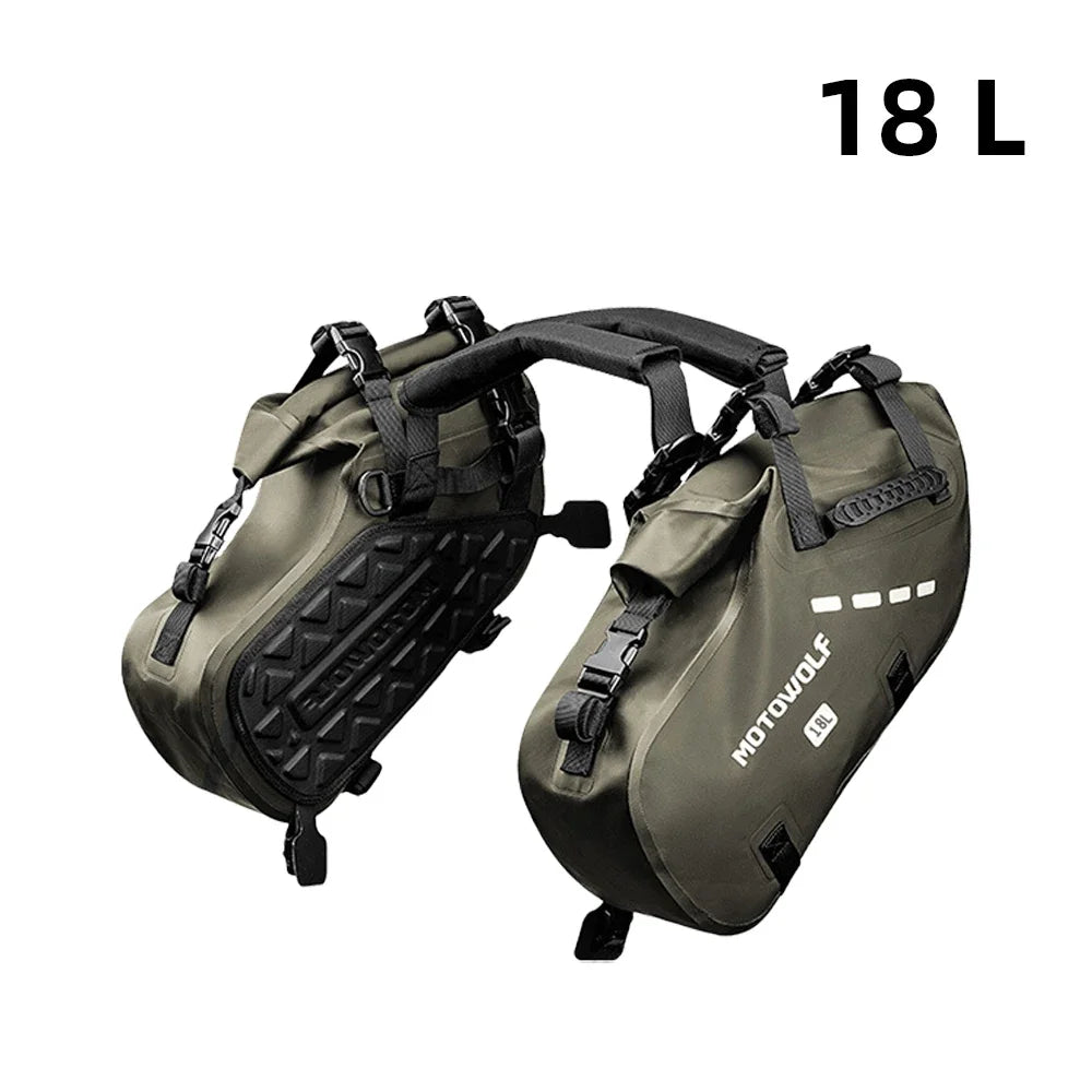 Adventure Motorcycle Saddle Bags 18L 28L 48L Pannier Luggage