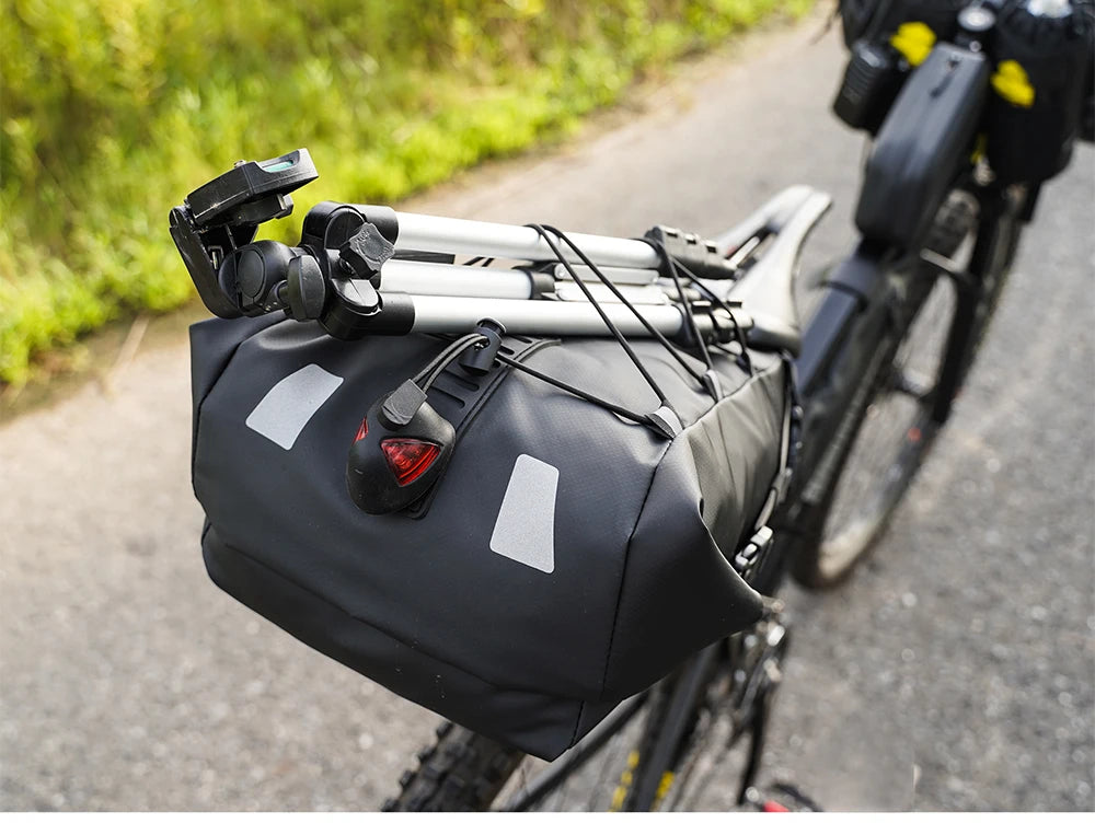Waterproof Bicycle Saddle Bag Rear Pannier MTB Road Bike Tail Bag 10L 13L