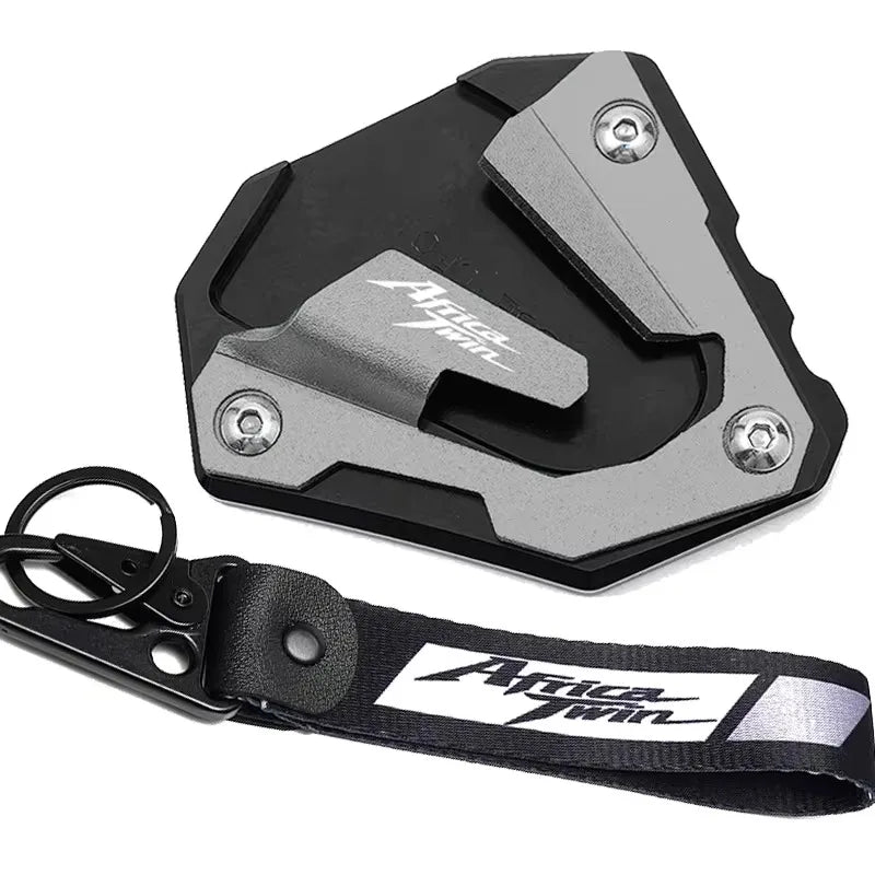 CRF1000L Side Stand Extension Pad for Honda Africa Twin 2016-2019 + Keychain