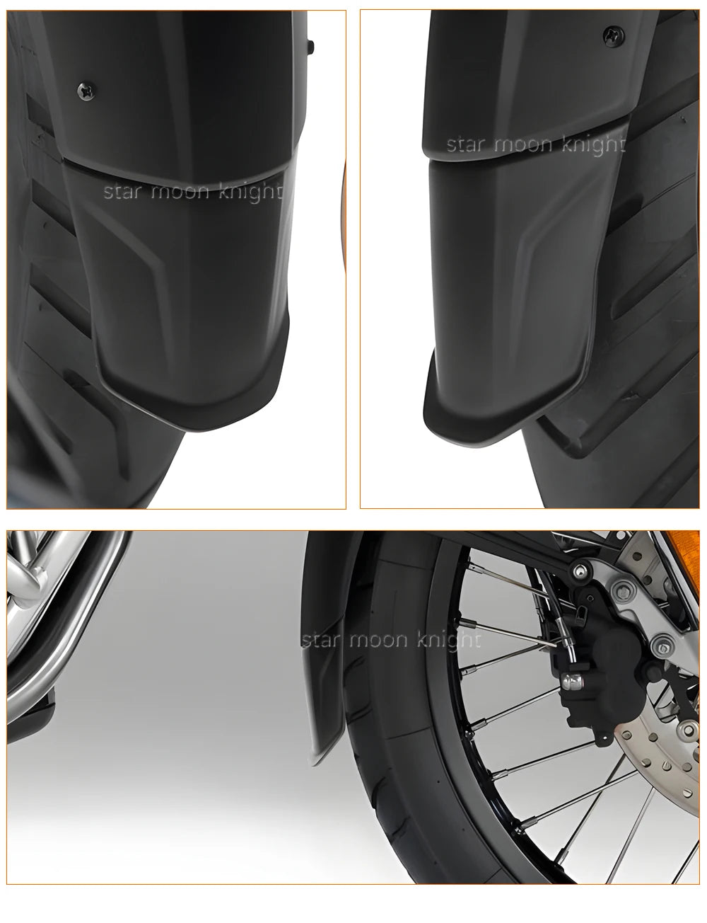 BMW F750GS F800GS Front Fender Extender Mudguard for  2018+ Splash Guard Cover