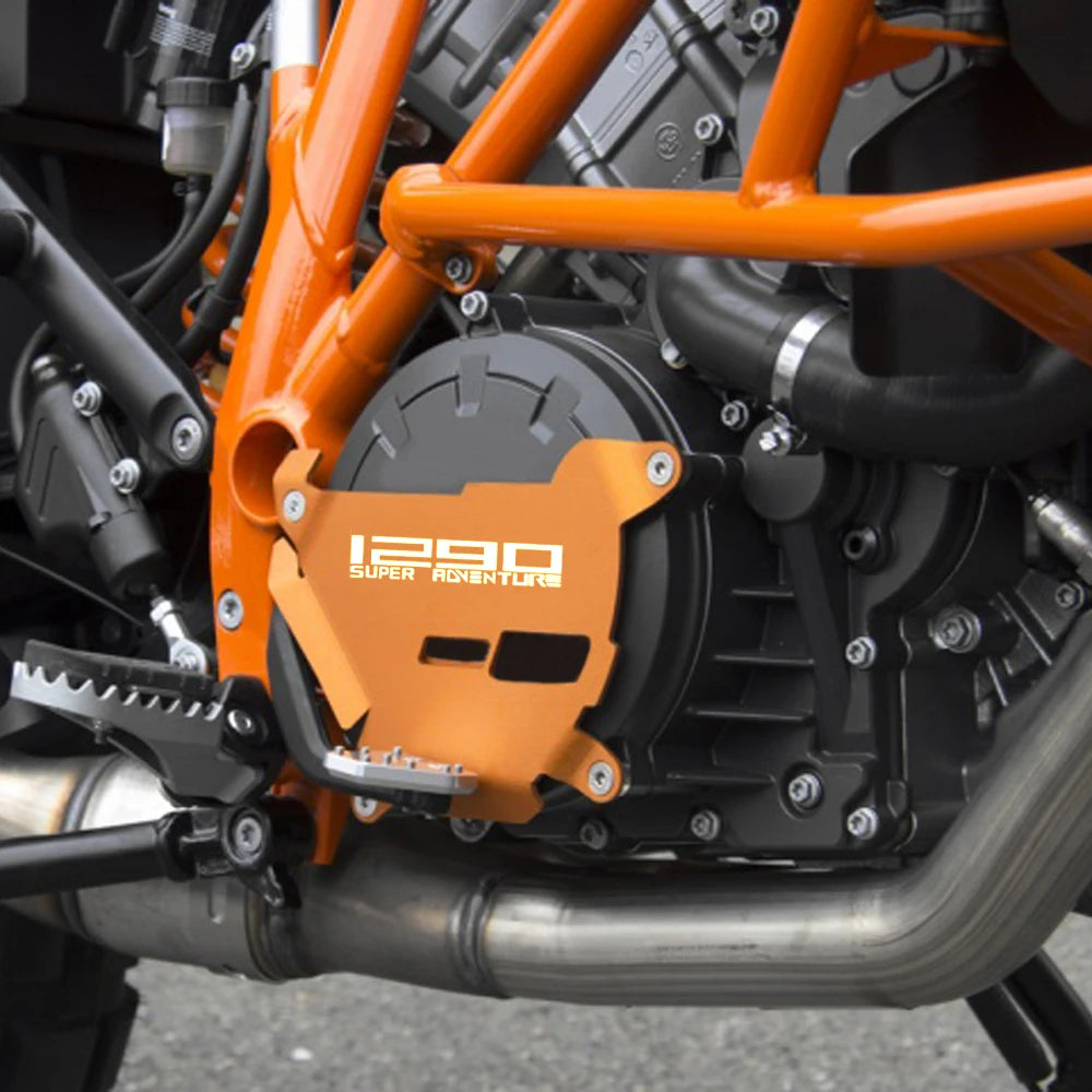 KTM 1290 Super Adventure R S T Clutch Side Engine Case Cover Protector Aluminium