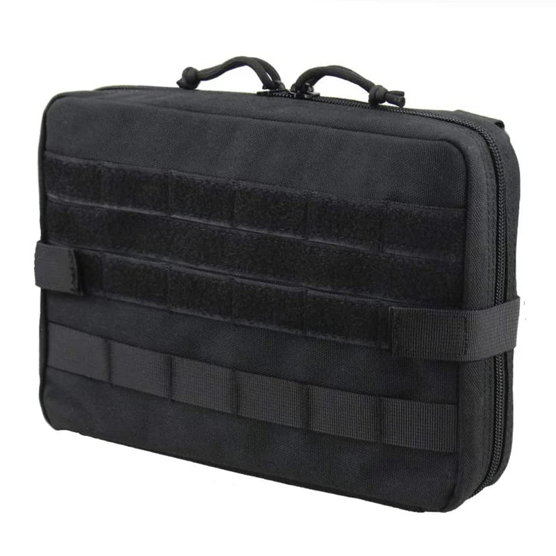 Tactical MOLLE Admin Pouch 1000D Nylon Utility Bag Map Pocket EDC  CS