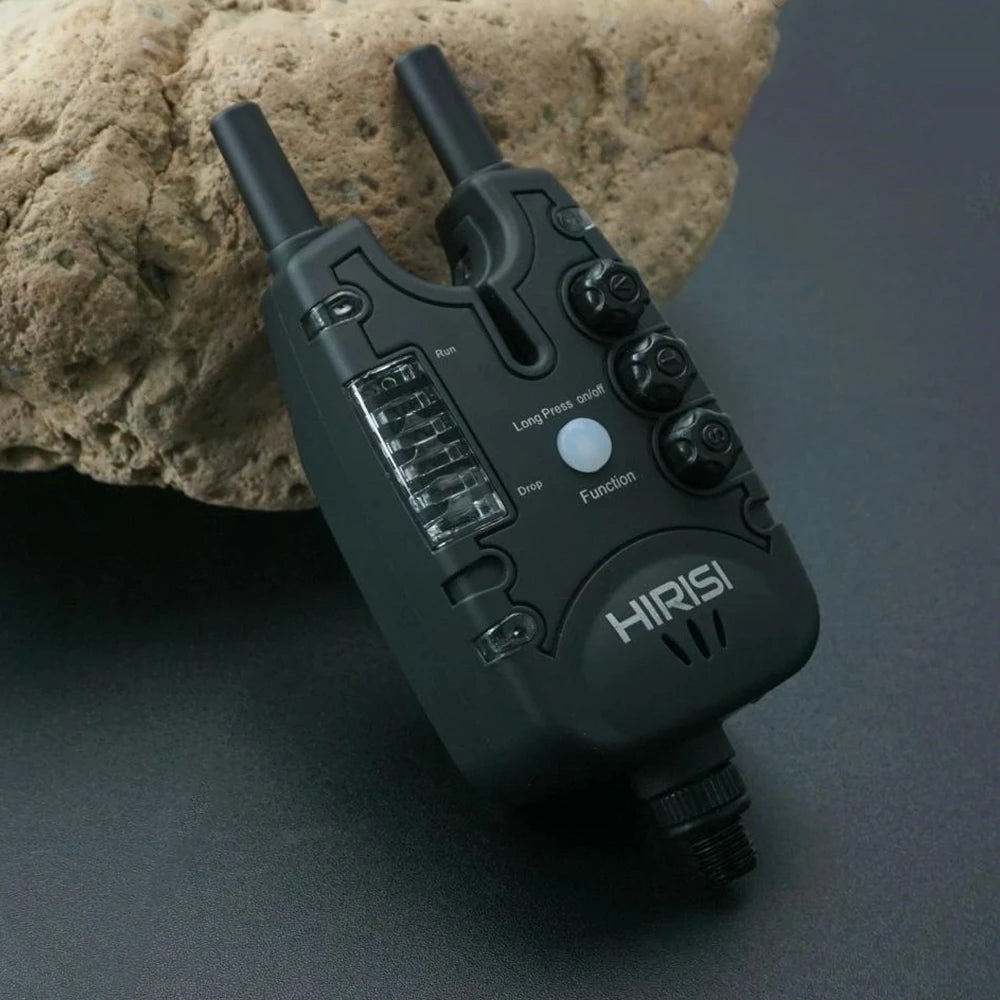 Hirisi Carp Fishing Bite Alarm B150 with LED Light Tone Volume Sensitivity