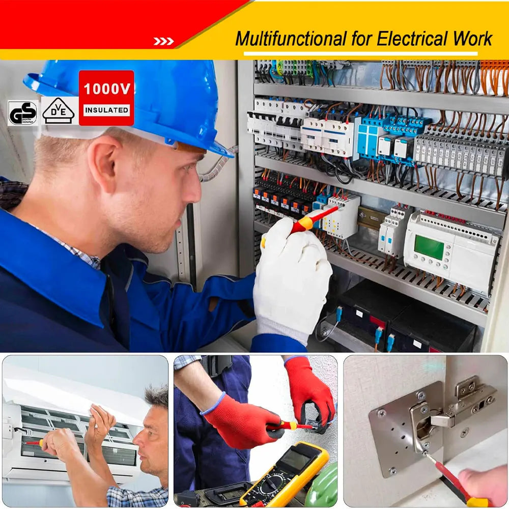 26 in 1 1000V Insulated Screwdriver Set, Electrician Professional Tools Magnetic