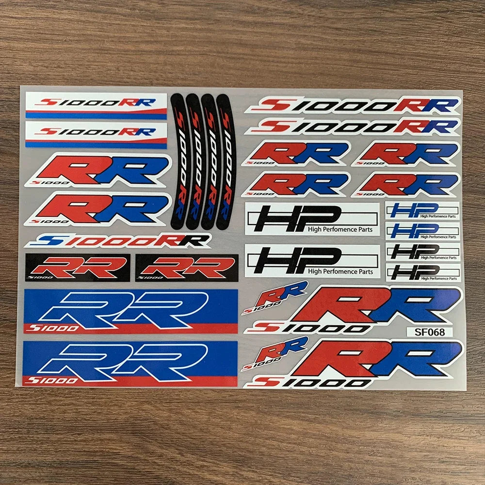 BMW R1200GS R1250GS ADV S1000XR Motorcycle Decals Swingarm Shaft, wheel & other