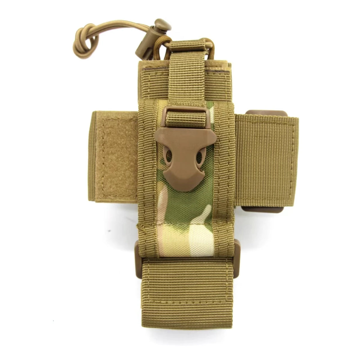 Tactical Walkie Talkie Radio Holder Molle Pouch Nylon Belt PackAirsoft Hiking