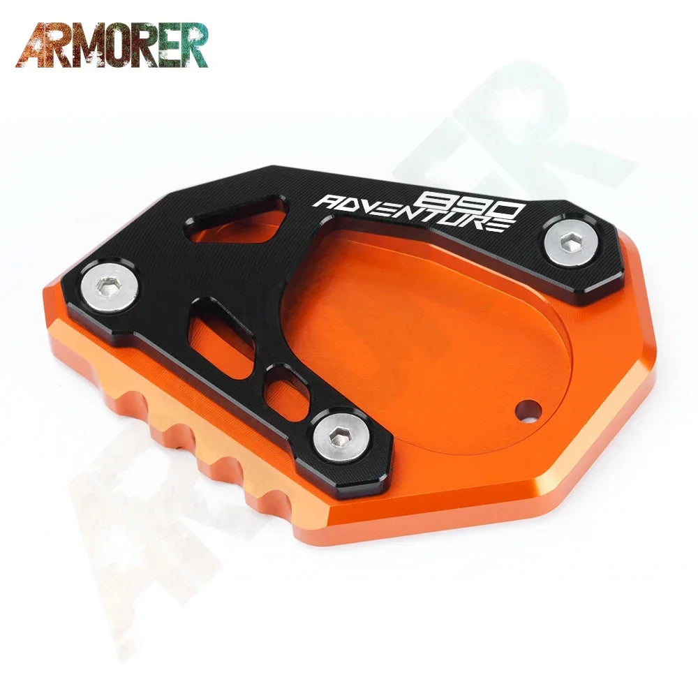 KTM 890 Adventure R Side Stand Kickstand Plate Pad CNC Aluminum 2020-2023