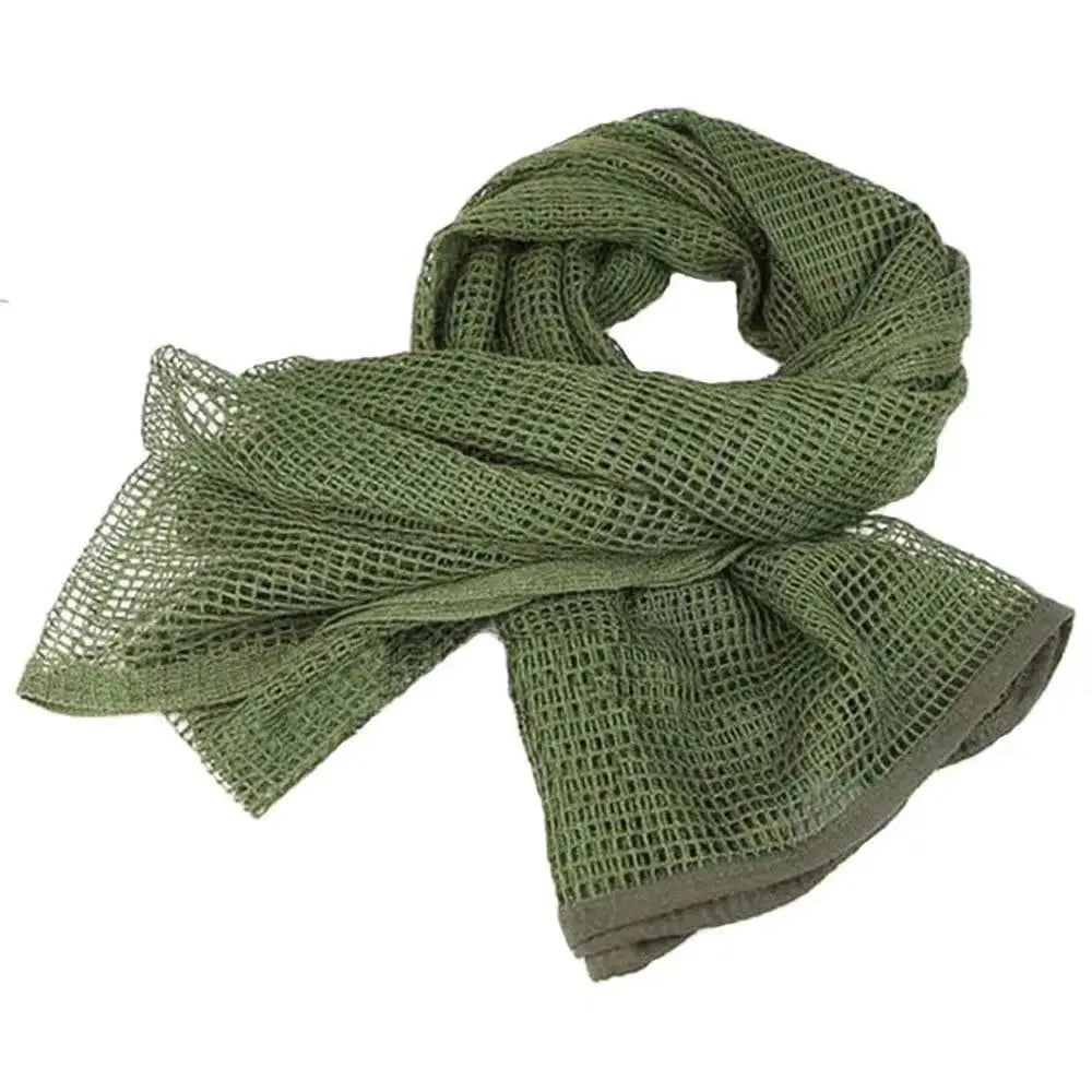 Airsoft Camo Sniper Scarf Veil Neck Wrap Tactical Nature Paintball Shemagh