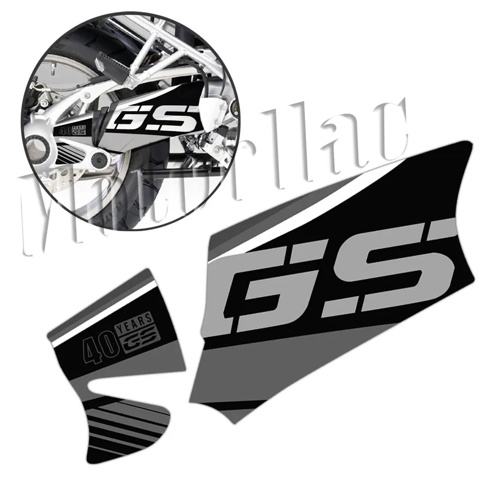 BMW R1200GS Motorcycle Swingarm Sticker R1200GS ADV 2004-2013 Triple Black 3M