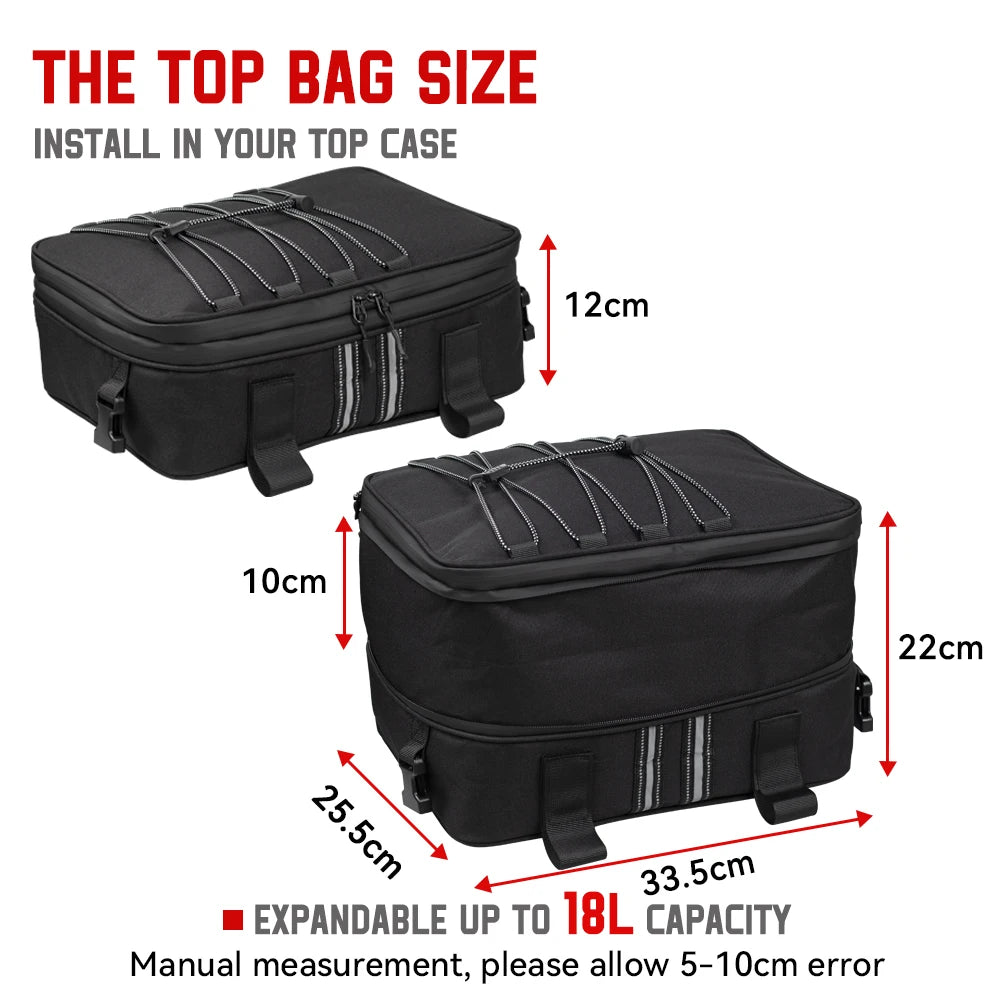 Motorcycle Top Bags Waterproof for BMW R1200GS R1250GS LC Adventure Panniers