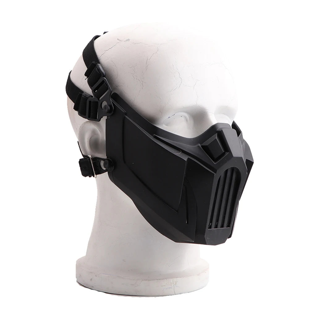 Skull Airsoft Mask Tactical Half Face Paintball CS Wargame Protective Gear