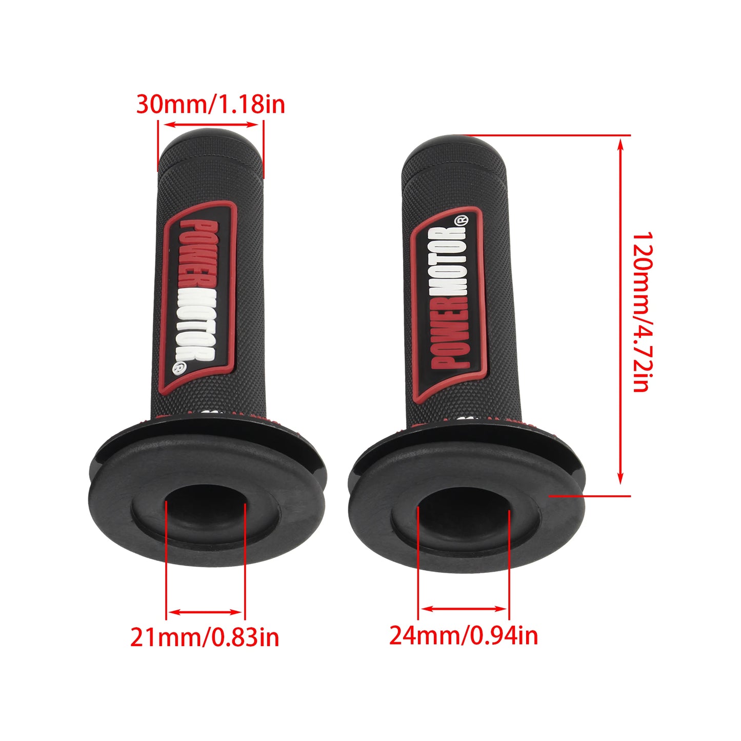 Motorcycle 7/8" 22mm Hand Grips Universal Gel Motocross Dirt Off Road