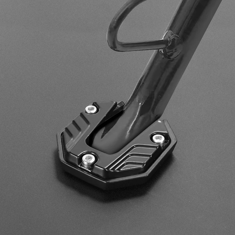 Motorcycle Kickstand Extender Foot Pad CNC Aluminium Support Plate, 5 Colors