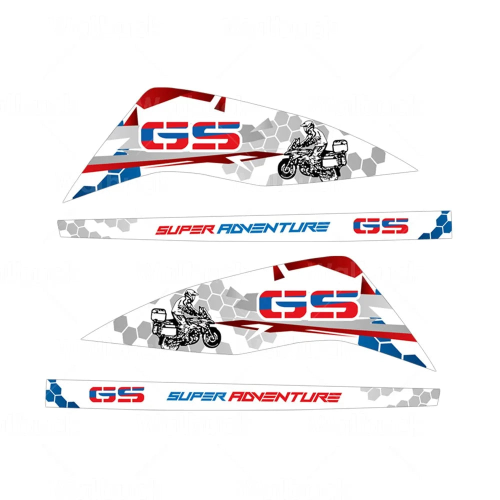 Motorcycle Handguard Stickers Decal For BMW R1200GS R1250GS F750GS F850GS ADV
