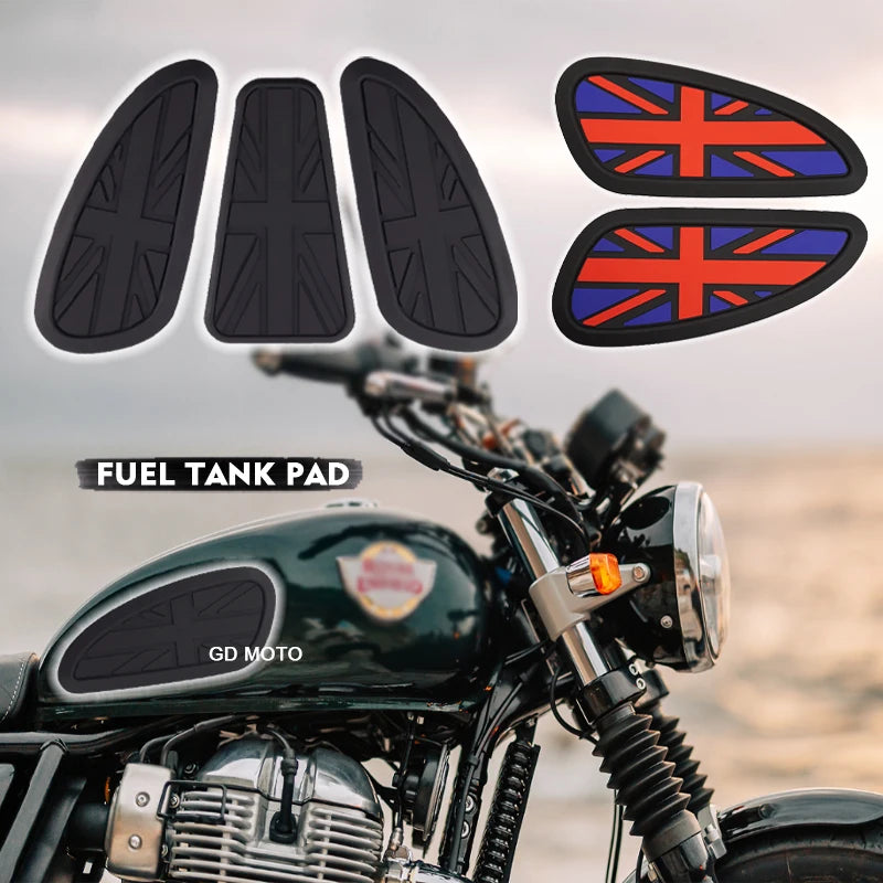 Motorcycle Tank Pad Sticker Grip For Enfield 650 Himalayan Thruxton T120