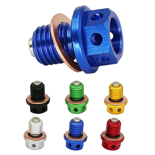M12 x P 1.5 Magnetic Oil Drain Plug Bolt For Yamaha YZF-R3 R25 MT-03 MT-25 WR250
