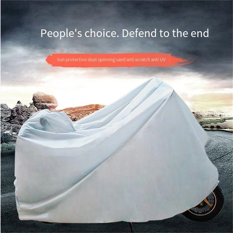 Waterproof Motorcycle Cover Outdoor Indoor Rain Dust UV Protection Bike Scooter
