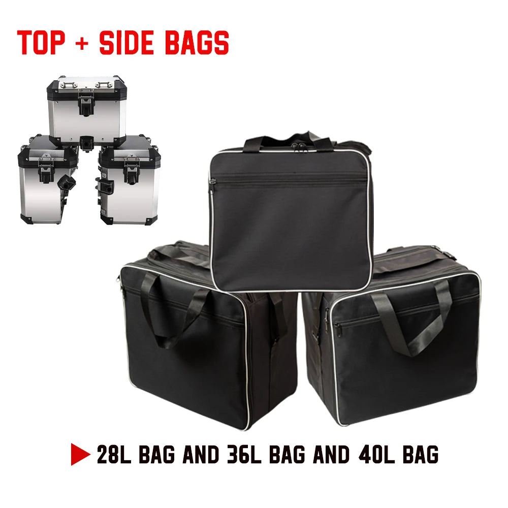 Motorcycle Luggage Bags for BMW R1200GS Adv R1250GS Adventure Black Inner Bags