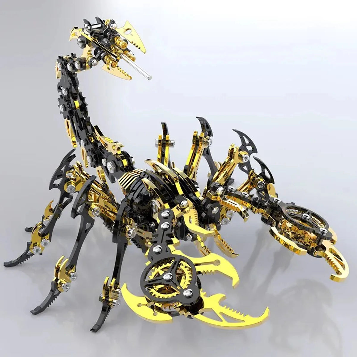 3D Scorpion Metal Puzzle Steampunk Insect Model Kit - 454 PCS DIY Model