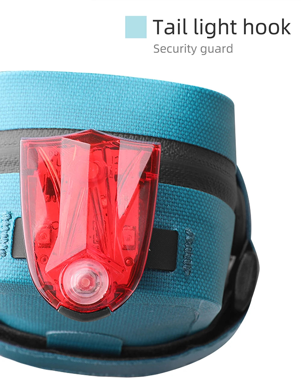 Ultralight Waterproof Bike Saddle Bag 0.4L Compact Rear Seatpost Bike Tail Pouch