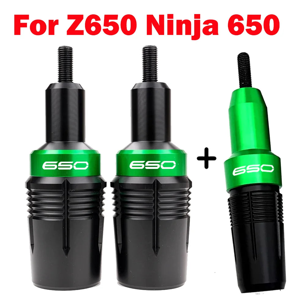 Kawasaki Z900 Z650 Ninja 650 Frame Sliders Crash Protection Engine Exhaust Guard