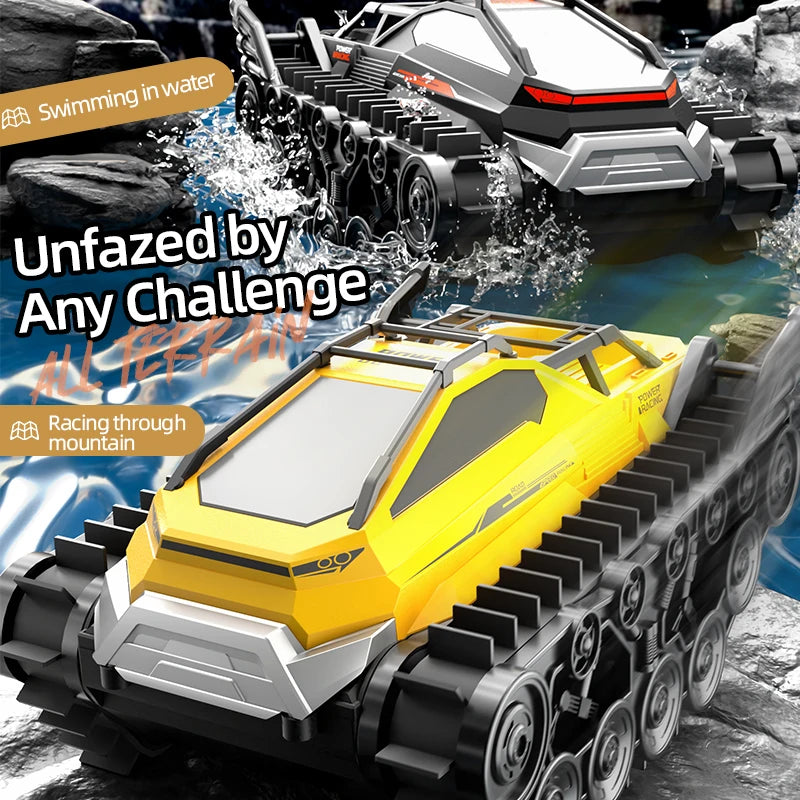 JJRC Q183 4WD Amphibious Tracked RC Car 2.4G Waterproof Off-Road Truck 1:24