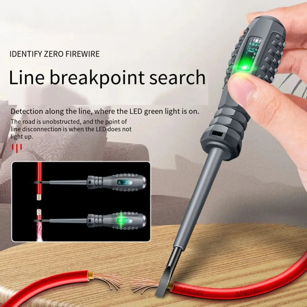 Neon Bulb Indicator Screwdriver Insulated Electrician pen Voltage Tester