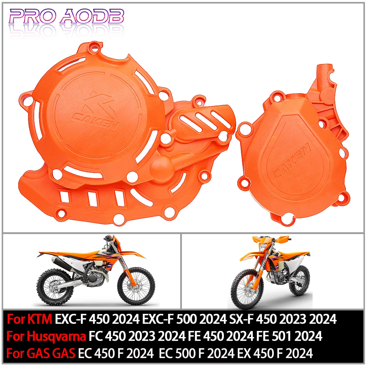 KTM Clutch Cover Ignition Protector Guard GAS GAS HUSQVARNA 450 500 2024