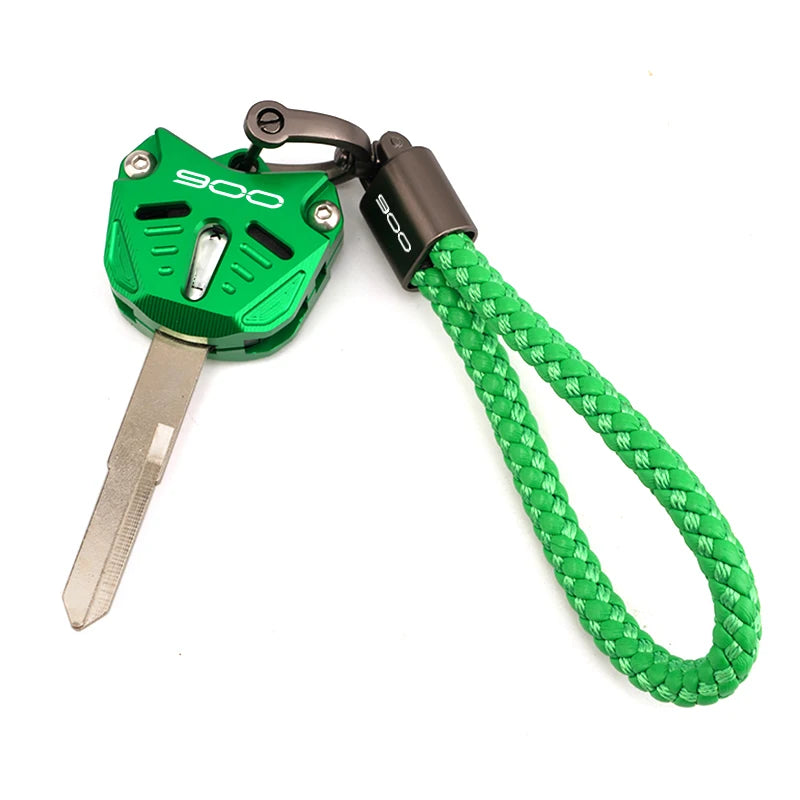 CNC Motorcycle Key Shell Key Case Cover Keychain for Kawasaki Z900 Z900SE 2017-2024