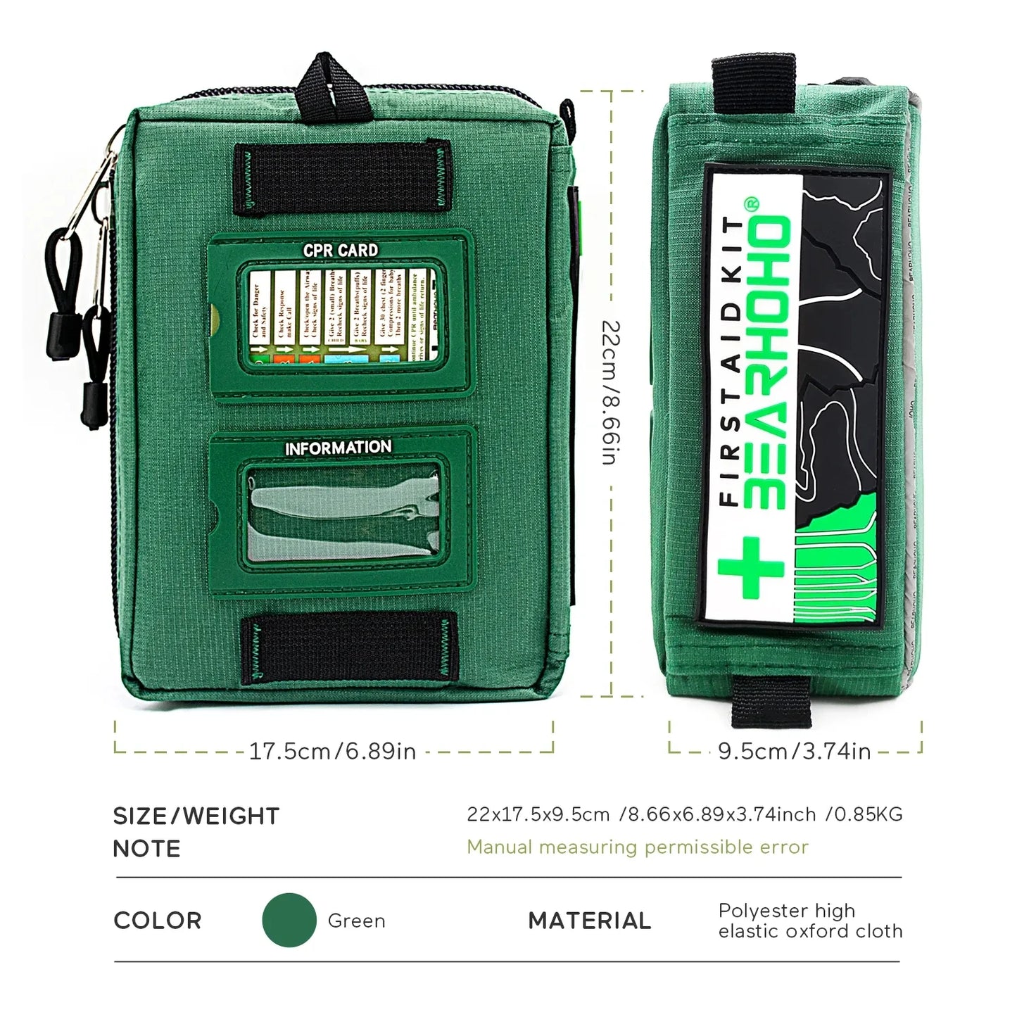 165-Piece First Aid Kit Emergency Medical Camping Home Car Outdoor Handy Hiking