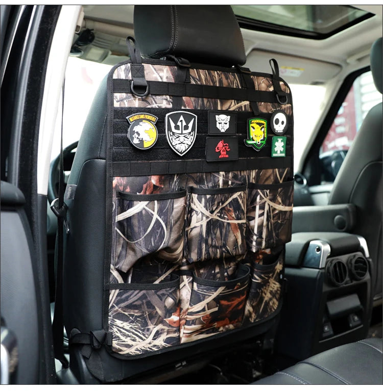 Seat Back Organizer – Waterproof Storage Bag with MOLLE System