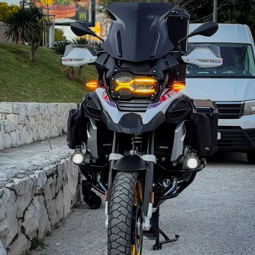 BMW Flip Headlight Protector Grille Guard For R1200GS R1250GS ADV 13-23