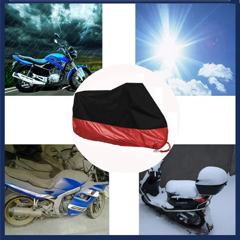 Motorcycle Cover, Rain, UV, Dustproof Cover storage  Honda Suzuki Kawasaki KTM