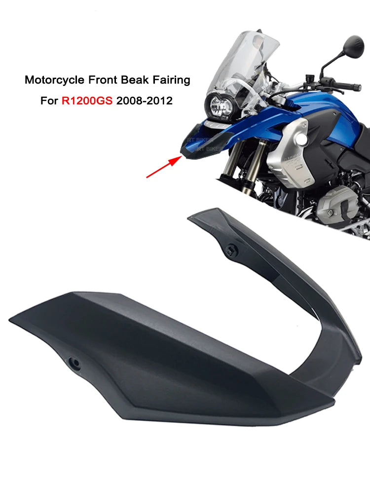 Front Beak Fairing Extension BMW R1200GS 2008-2012 Extender Cover, NOTE: NOT GSA