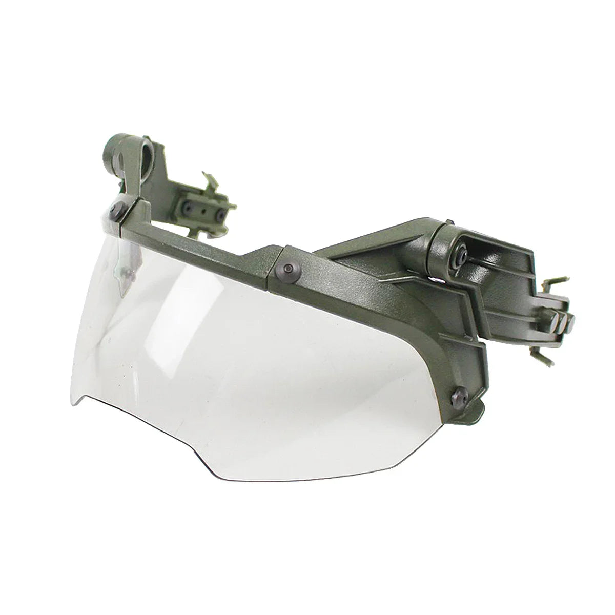 Tactical FAST Helmet Half Face Mask with Flip Goggles for Airsoft Paintball Hunting