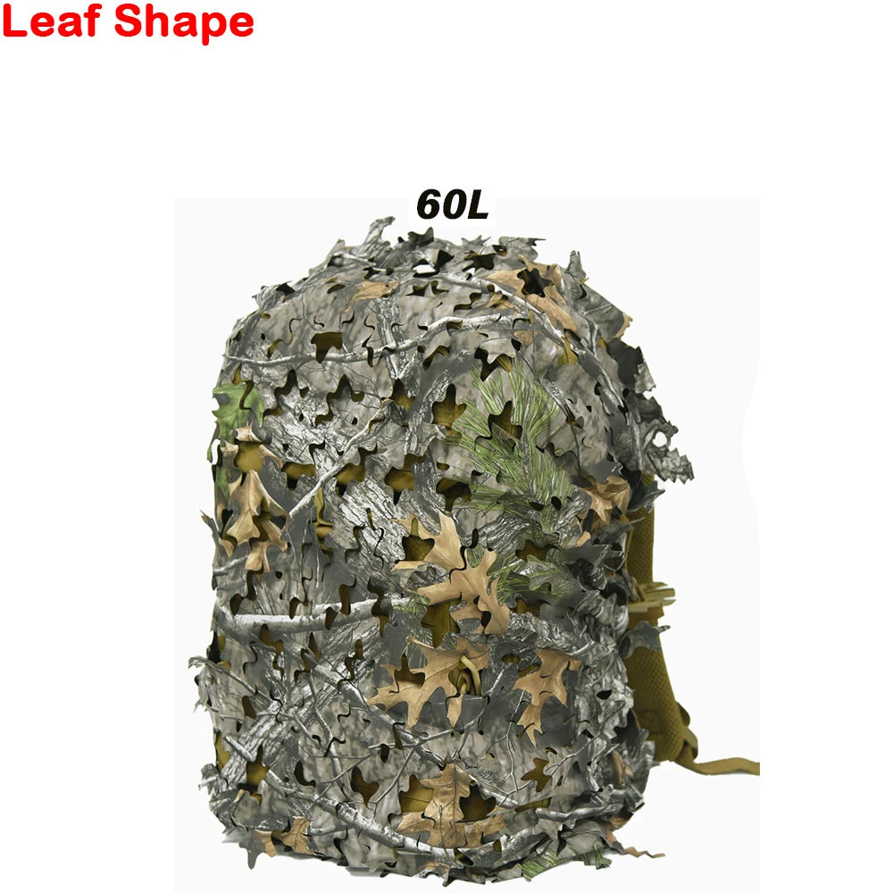 3D Camo Net Backpack Cover – Laser Cut Camouflage for Airsoft & Paintball
