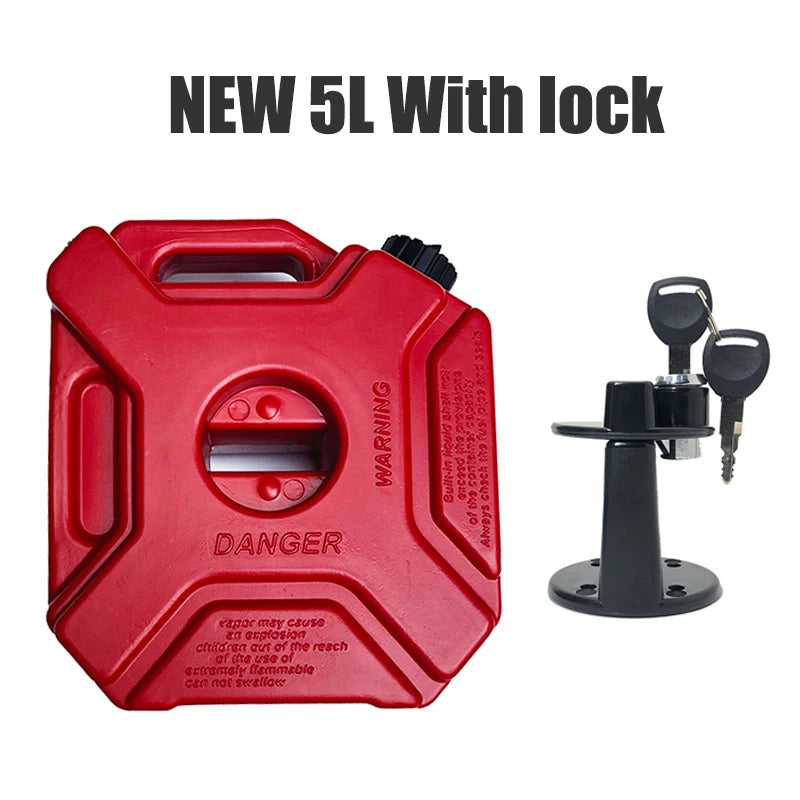 3L/5L motorcycle Fuel Tank Motorcycle Petrol Lock Bracket Adventure Touring