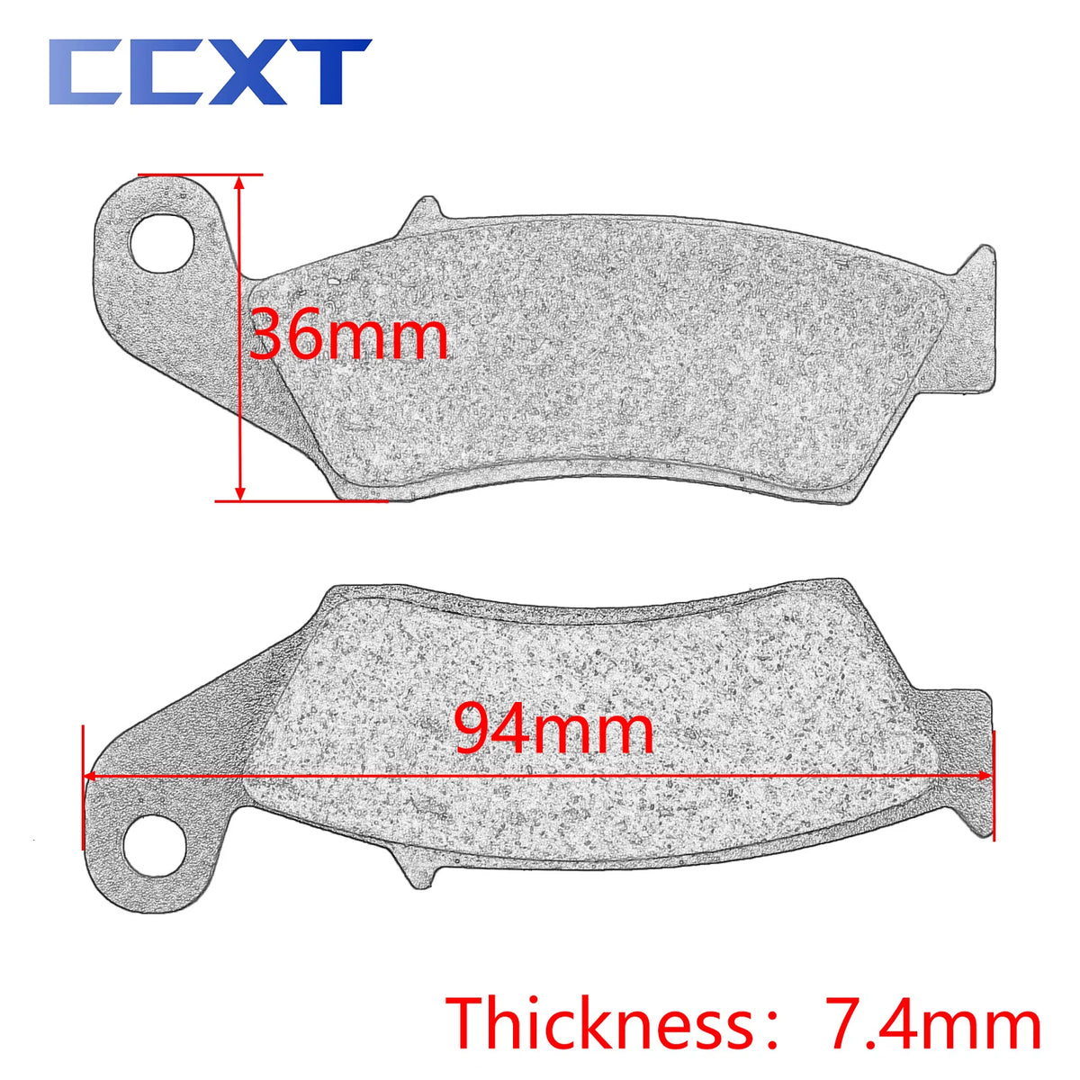 Front Rear Brake Pads Honda CRF250X CRF450X CRF250R CRF450R CR125R