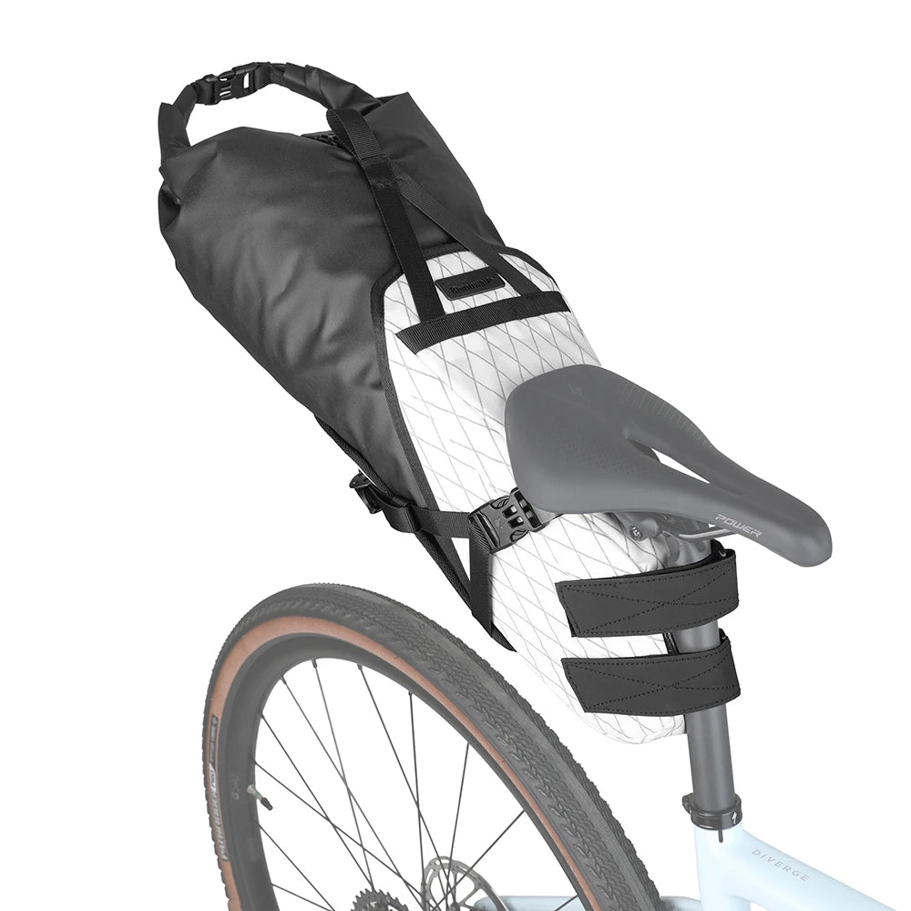 Rhinowalk 14L Waterproof Bike Saddle Bag Large Rear Seat Pack Bikepacking MTB
