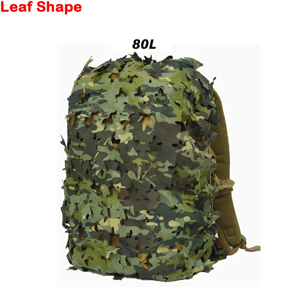 3D Camo Net Backpack Cover – Laser Cut Camouflage for Airsoft & Paintball
