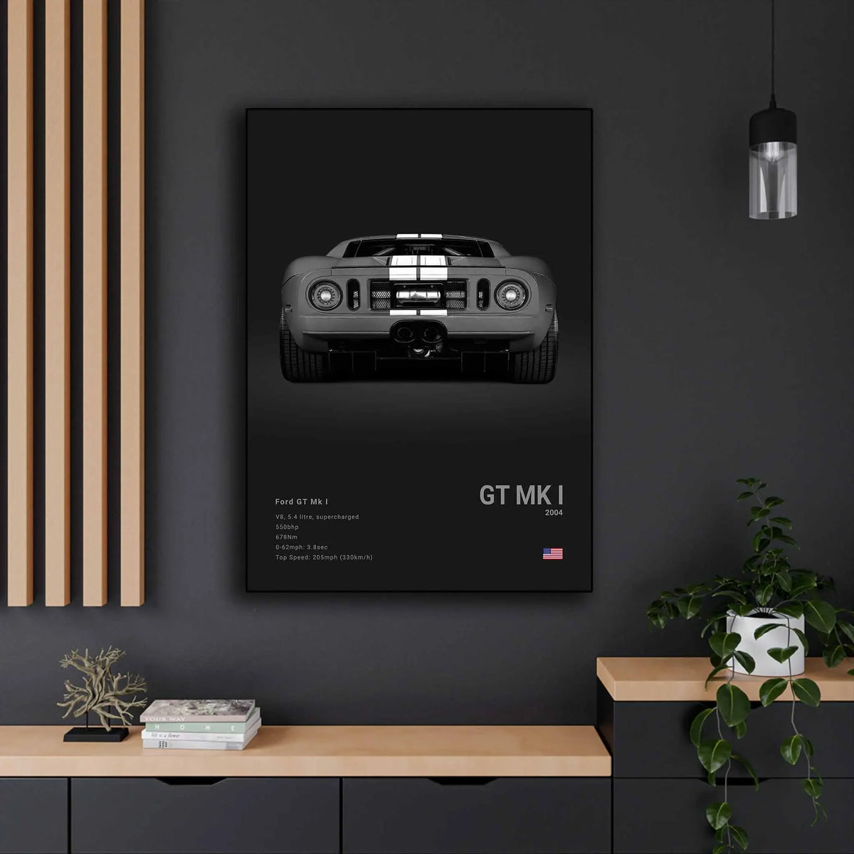 Pop Off Road Car Mancave Poster Luxury Supercar Canvas Wall Art MK1 RS GT500 GTR