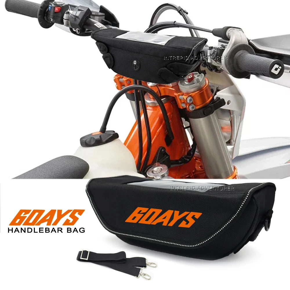 Handlebar Storage KTM EXC EXC-F XC-W TPI Six Days 2020-2022 Waterproof Bag 6DAYS