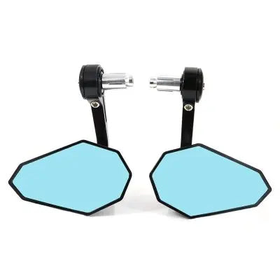 Pair Aluminium 7/8" Motorcycle Rearview Mirrors for Handlebar Universal + Yamaha