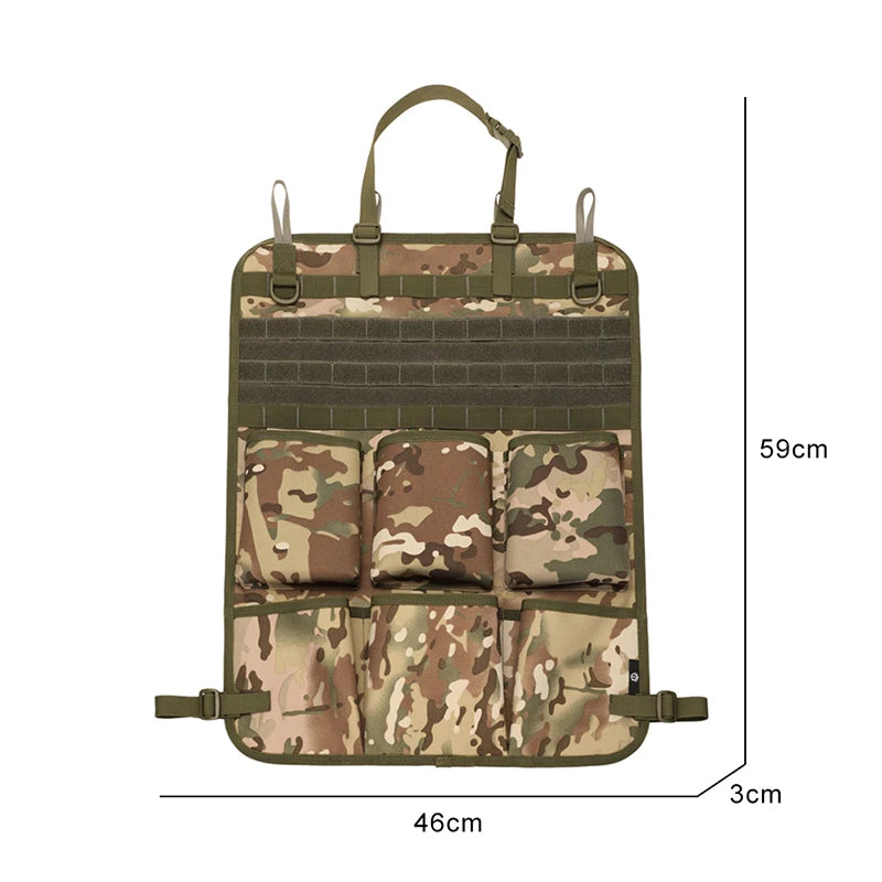 Seat Back Organizer – Waterproof Storage Bag with MOLLE System
